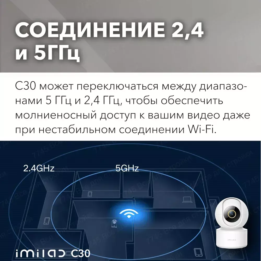 IP камера Xiaomi IMILAB C21 Home Security Camera (CMSXJ46F) - фото 11 IP камера Xiaomi IMILAB C21 Home Security Camera (CMSXJ46F) - фото 11