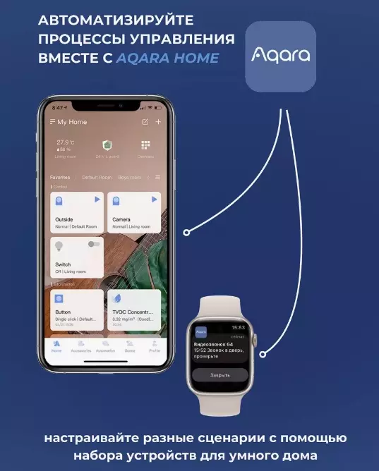 NFC-карта Aqara для дверного замка (ZNMSC11LM) - фото 6 NFC-карта Aqara для дверного замка (ZNMSC11LM) - фото 6