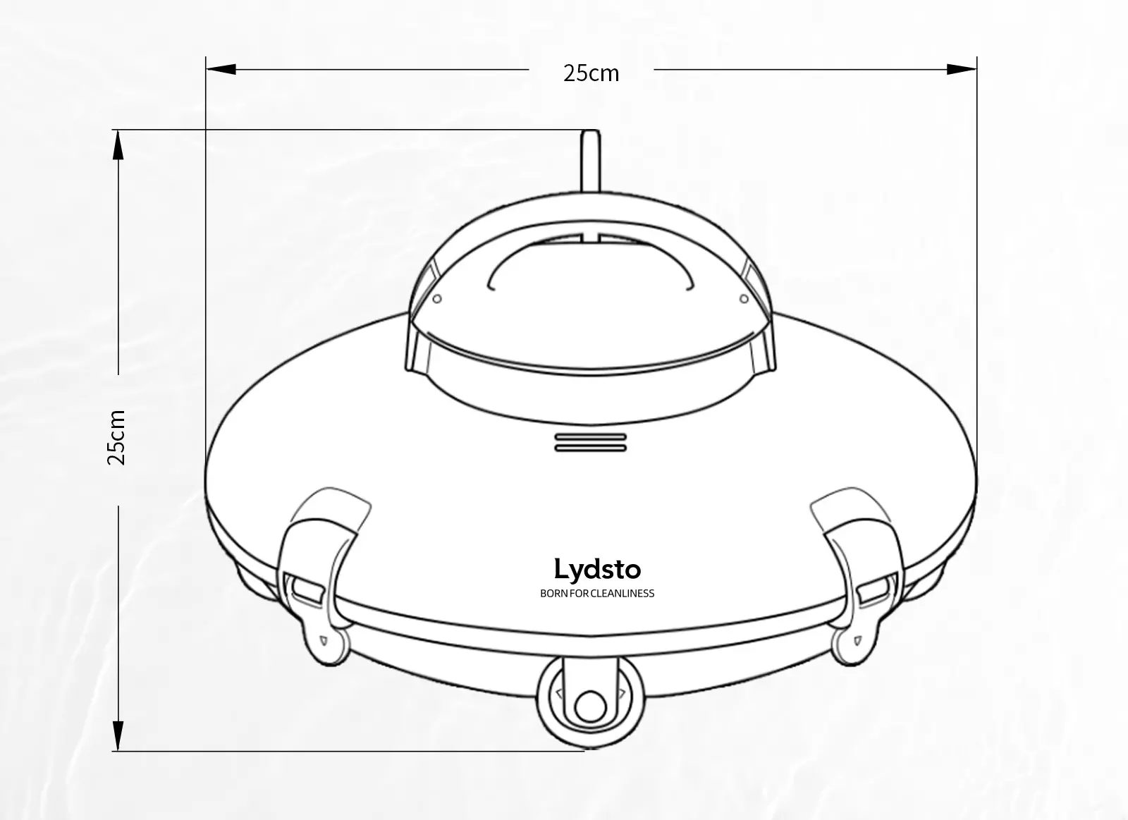 Робот-пылесос для бассейна Lydsto Robotic Pool Cleaner P1MINI - фото 12