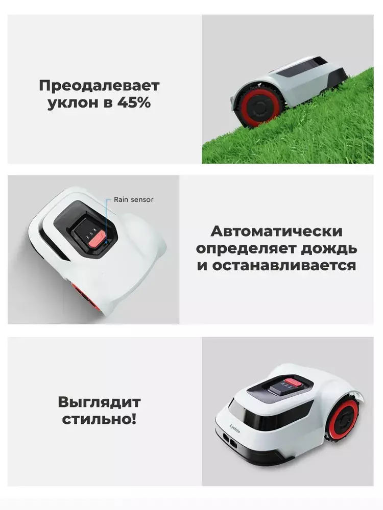 Робот-газонокосилка Lydsto Robotic M1 - фото 8