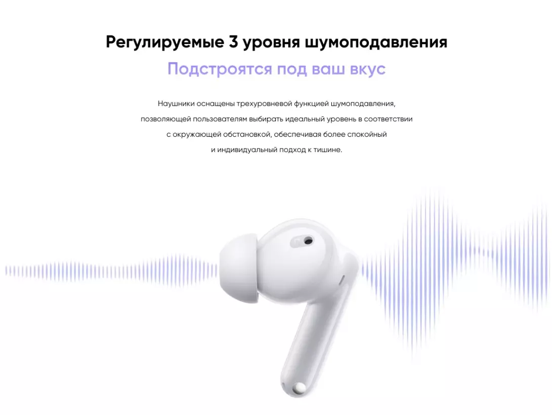 Беспроводные наушники Realme Buds T310 (RMA2303) - фото 4 Беспроводные наушники Realme Buds T310 (RMA2303) - фото 4