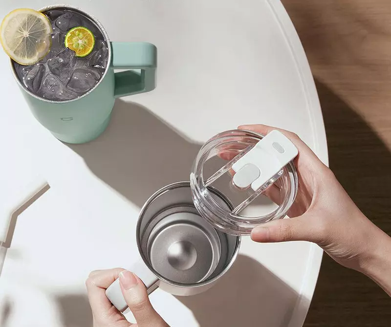 Термокружка Xiaomi Mijia Sippy Cup (MJXGB01RM) 1Л - фото 3