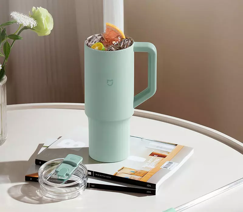 Термокружка Xiaomi Mijia Sippy Cup (MJXGB01RM) 1Л - фото 5