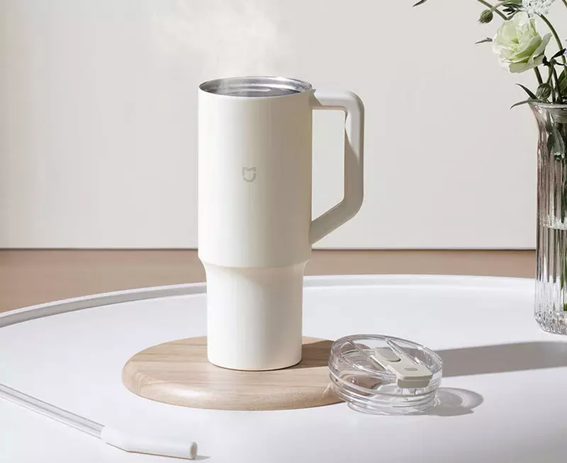 Термокружка Xiaomi Mijia Sippy Cup (MJXGB01RM) 1Л - фото 6