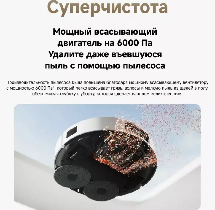 Робот-пылесос Xiaomi Robot Vacuum S20 Plus (B108GL) - фото 3