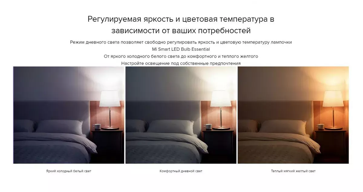 Лампа светодиодная Xiaomi Mi LED Smart Bulb Essential White and Color E27 9W (MJDPL01YL) - фото 4 Лампа светодиодная Xiaomi Mi LED Smart Bulb Essential White and Color E27 9W (MJDPL01YL) - фото 4