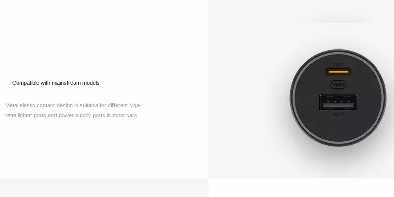 Автомобильное зарядное устройство Xiaomi Car Charger 1A1C 100W + кабель MDY-16-ER - фото 10 Автомобильное зарядное устройство Xiaomi Car Charger 1A1C 100W + кабель MDY-16-ER - фото 10