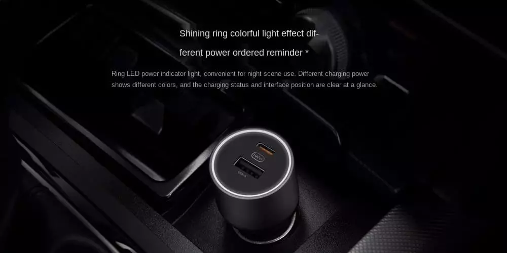Автомобильное зарядное устройство Xiaomi Car Charger 1A1C 100W + кабель MDY-16-ER - фото 8 Автомобильное зарядное устройство Xiaomi Car Charger 1A1C 100W + кабель MDY-16-ER - фото 8