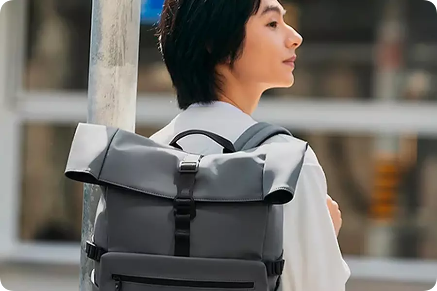 Рюкзак Xiaomi Rolled Casual Backpack (MJXXB01RM) - фото 5 Рюкзак Xiaomi Rolled Casual Backpack (MJXXB01RM) - фото 5