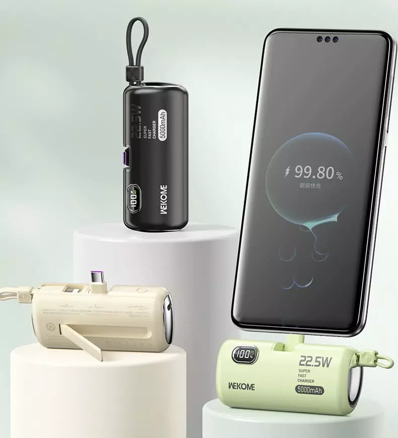 Купить Внешний аккумулятор WEKOME WP-19 Power Bank 5000 mAh - фото 1 Купить Внешний аккумулятор WEKOME WP-19 Power Bank 5000 mAh - фото 1