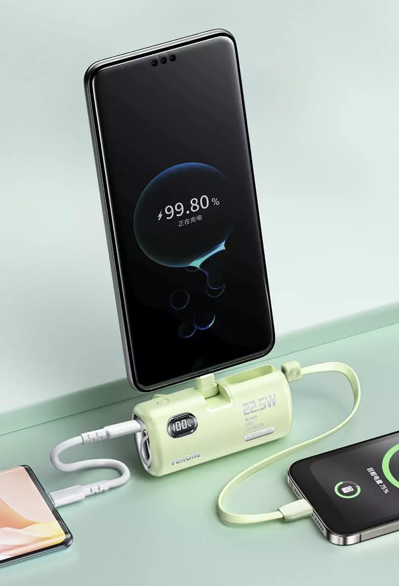 Внешний аккумулятор WEKOME WP-19 Power Bank 5000 mAh - фото 5 Внешний аккумулятор WEKOME WP-19 Power Bank 5000 mAh - фото 5