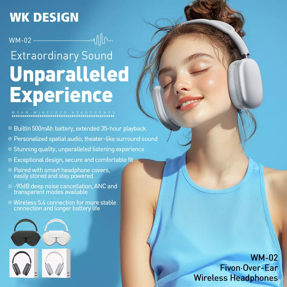 Купить Беспроводные наушники WEKOME ANC WM-02 - фото 1 Купить Беспроводные наушники WEKOME ANC WM-02 - фото 1