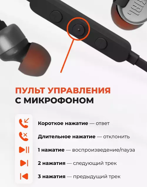 Проводные наушники JBL Tune 310C - фото 7 Проводные наушники JBL Tune 310C - фото 7