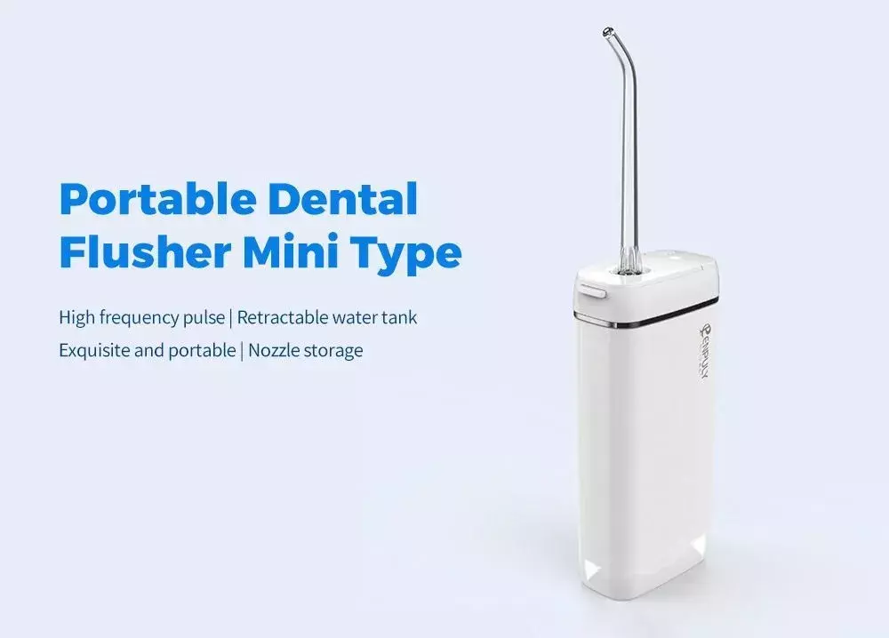 Портативный ирригатор Xiaomi ENPULY Electric Teeth Flosser Smoked Mini M6 Plus - фото 2 Портативный ирригатор Xiaomi ENPULY Electric Teeth Flosser Smoked Mini M6 Plus - фото 2
