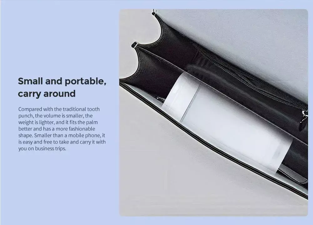 Портативный ирригатор Xiaomi ENPULY Electric Teeth Flosser Smoked Mini M6 Plus - фото 7 Портативный ирригатор Xiaomi ENPULY Electric Teeth Flosser Smoked Mini M6 Plus - фото 7