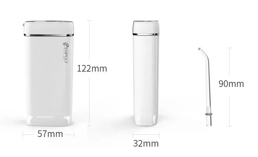 Портативный ирригатор Xiaomi ENPULY Electric Teeth Flosser Smoked Mini M6 Plus - фото 8 Портативный ирригатор Xiaomi ENPULY Electric Teeth Flosser Smoked Mini M6 Plus - фото 8