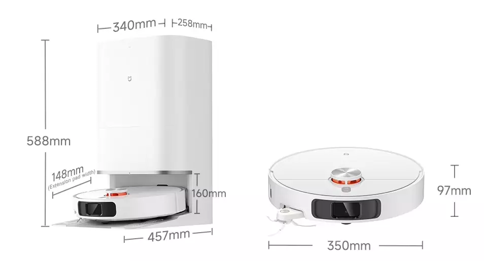 Робот-пылесос Mijia Omni Infinite Robot Vacuum M40 (D110CN) - фото 12 Робот-пылесос Mijia Omni Infinite Robot Vacuum M40 (D110CN) - фото 12
