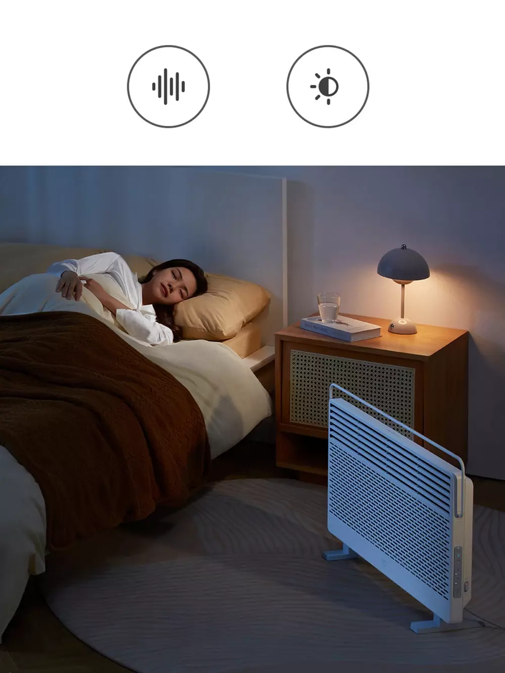 Умный обогреватель Xiaomi Mijia Electric Heater Graphene Heating 2200W (KRDNQ05ZM) - фото 6 Умный обогреватель Xiaomi Mijia Electric Heater Graphene Heating 2200W (KRDNQ05ZM) - фото 6