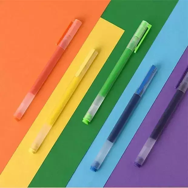 Набор гелевых ручек Xiaomi Mijia Dural Color Pen 0.5 mm (5 шт) - фото 3 Набор гелевых ручек Xiaomi Mijia Dural Color Pen 0.5 mm (5 шт) - фото 3