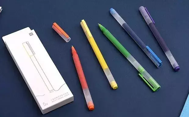 Набор гелевых ручек Xiaomi Mijia Dural Color Pen 0.5 mm (5 шт) - фото 4 Набор гелевых ручек Xiaomi Mijia Dural Color Pen 0.5 mm (5 шт) - фото 4