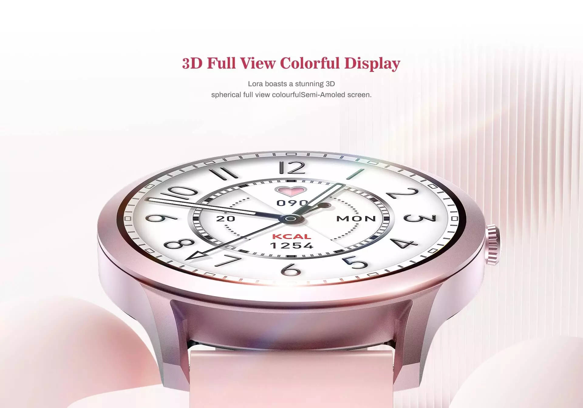 Умные часы Kieslect Lady Calling Watch Lora (YFT2047EU) - фото 2 Умные часы Kieslect Lady Calling Watch Lora (YFT2047EU) - фото 2
