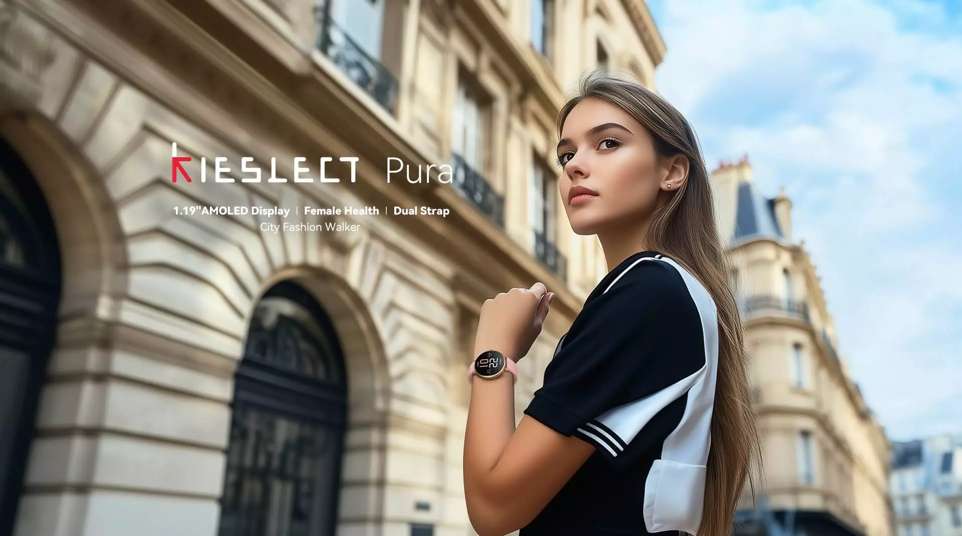 Купить Умные часы Kieslect Lady Smart Watch Pura (YFT2119EU) - фото 1 Купить Умные часы Kieslect Lady Smart Watch Pura (YFT2119EU) - фото 1