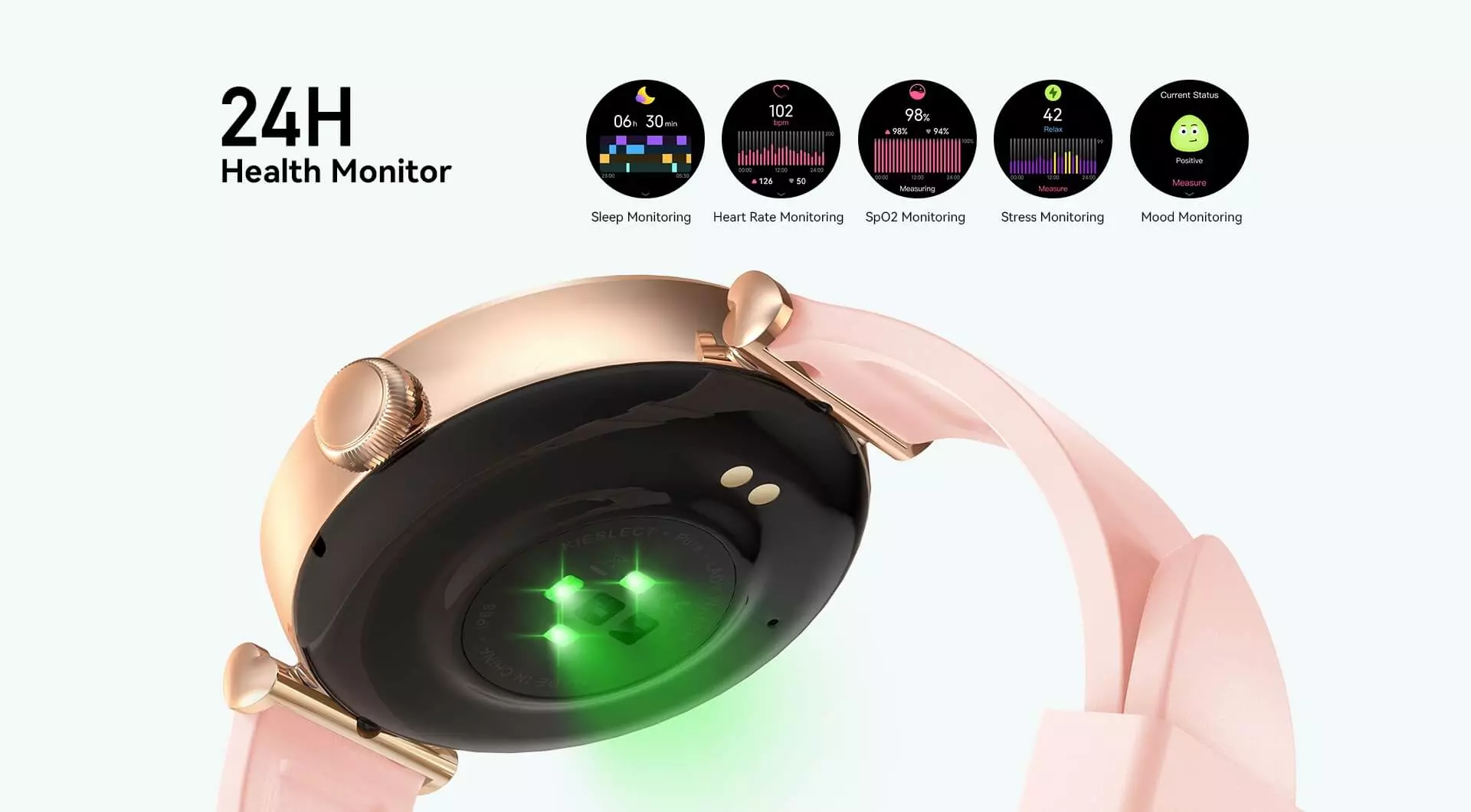 Умные часы Kieslect Lady Smart Watch Pura (YFT2119EU) - фото 9 Умные часы Kieslect Lady Smart Watch Pura (YFT2119EU) - фото 9