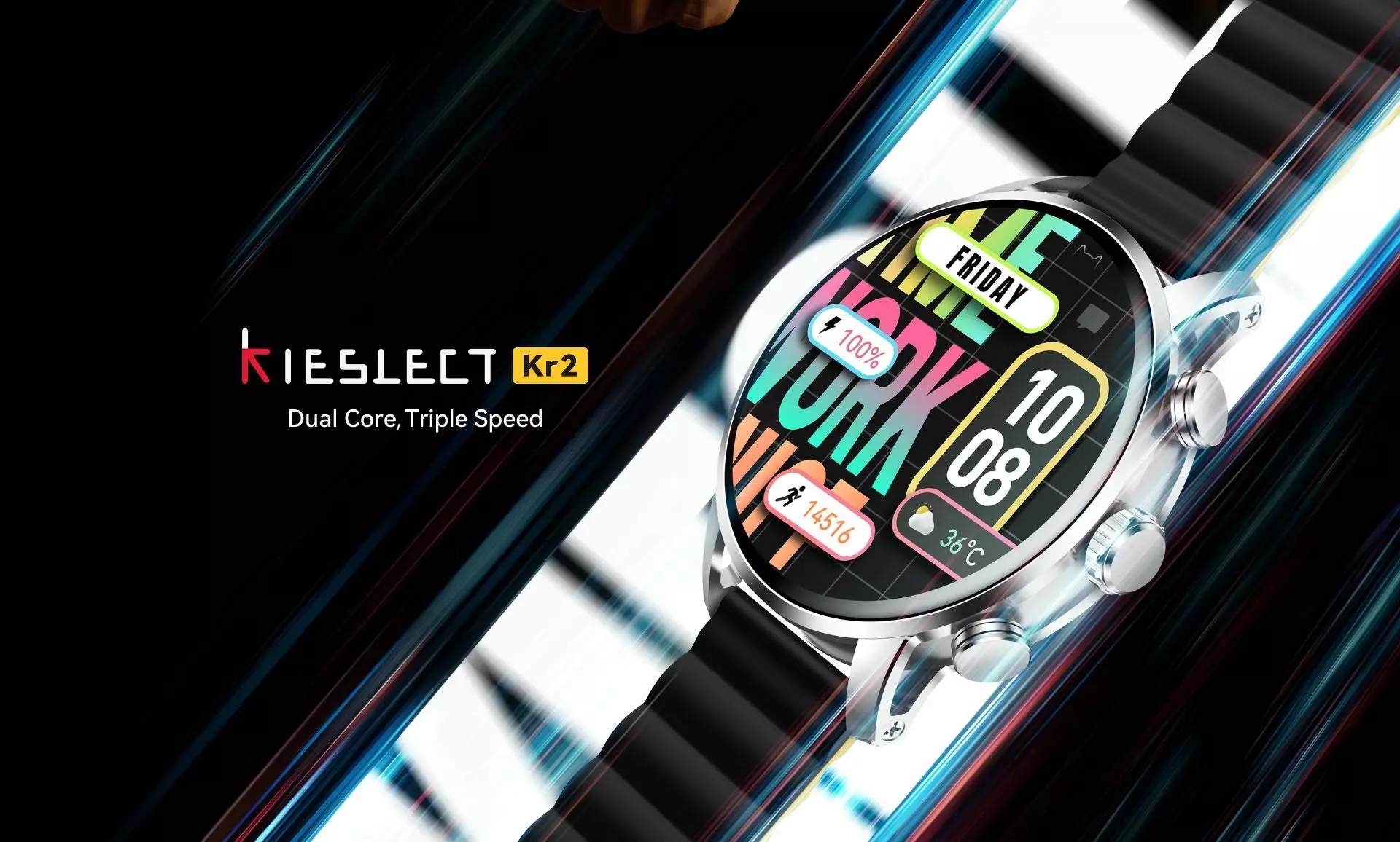 Умные часы Kieslect Calling Watch Kr2 (YFT2060EU) - фото 2
