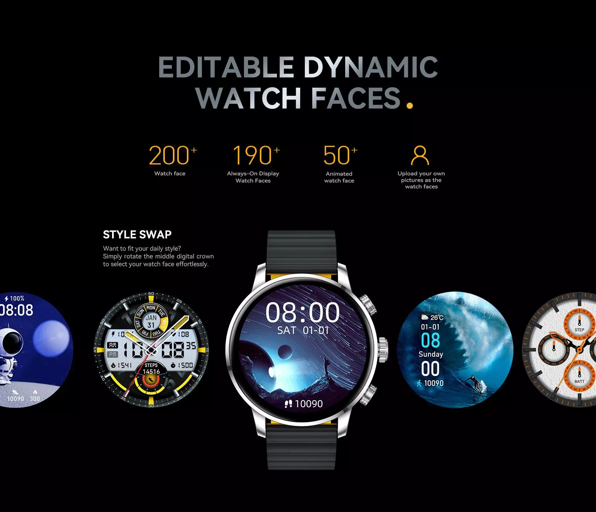 Умные часы Kieslect Calling Watch Kr2 (YFT2070EU) - фото 11 Умные часы Kieslect Calling Watch Kr2 (YFT2070EU) - фото 11