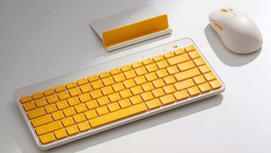 Беспроводная клавиатура Xiaomi Dual Mode Wireless Keyboard (XMBXJP01YM) (Русские буквы) - фото 2 Беспроводная клавиатура Xiaomi Dual Mode Wireless Keyboard (XMBXJP01YM) (Русские буквы) - фото 2
