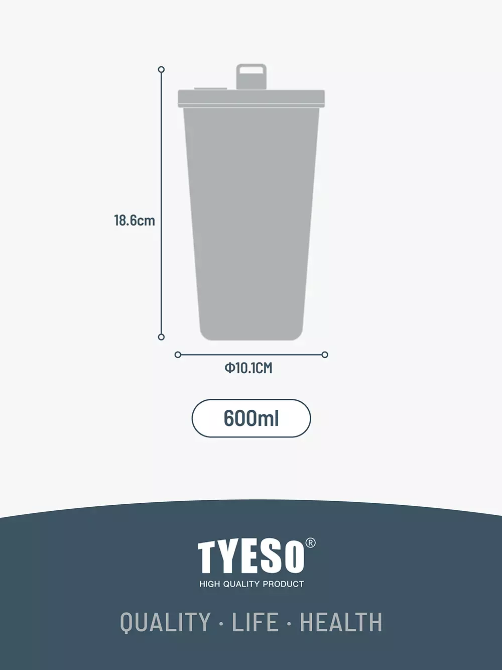 Tермос TYESO TS-8848A 600ml - фото 8 Tермос TYESO TS-8848A 600ml - фото 8