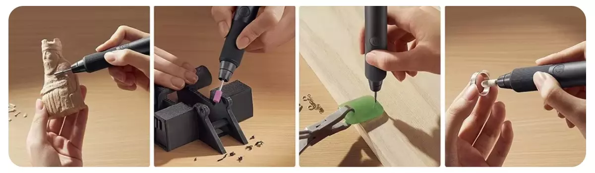 Электрический гравер с насадками Xiaomi Mijia Household Appliances Sharpening Pen - фото 5 Электрический гравер с насадками Xiaomi Mijia Household Appliances Sharpening Pen - фото 5