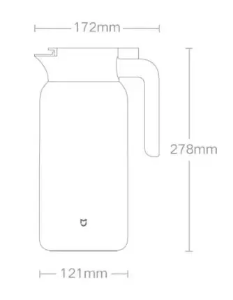 Термокувшин Mijia Thermos Pot 2л (MJBWH02PL) - фото 12 Термокувшин Mijia Thermos Pot 2л (MJBWH02PL) - фото 12