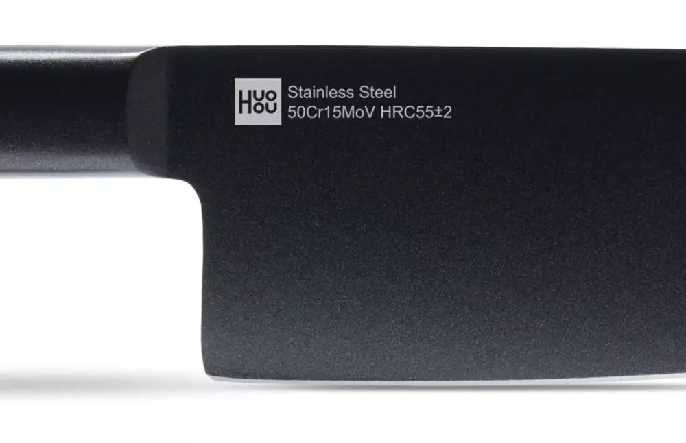 Набор ножей X50 Cr Mo V 15 Huo Hou Heat Cool Black Non-stick Knife Set (4 ножа + подставка) - фото 4 Набор ножей X50 Cr Mo V 15 Huo Hou Heat Cool Black Non-stick Knife Set (4 ножа + подставка) - фото 4