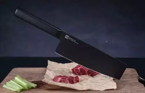 Набор ножей X50 Cr Mo V 15 Huo Hou Heat Cool Black Non-stick Knife Set (4 ножа + подставка) - фото 8 Набор ножей X50 Cr Mo V 15 Huo Hou Heat Cool Black Non-stick Knife Set (4 ножа + подставка) - фото 8