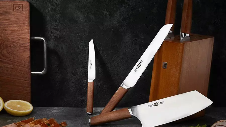 Набор кухонных ножей HuoHou Molybdenum Vanadium Steel Kitchen Knife Set - фото 2 Набор кухонных ножей HuoHou Molybdenum Vanadium Steel Kitchen Knife Set - фото 2