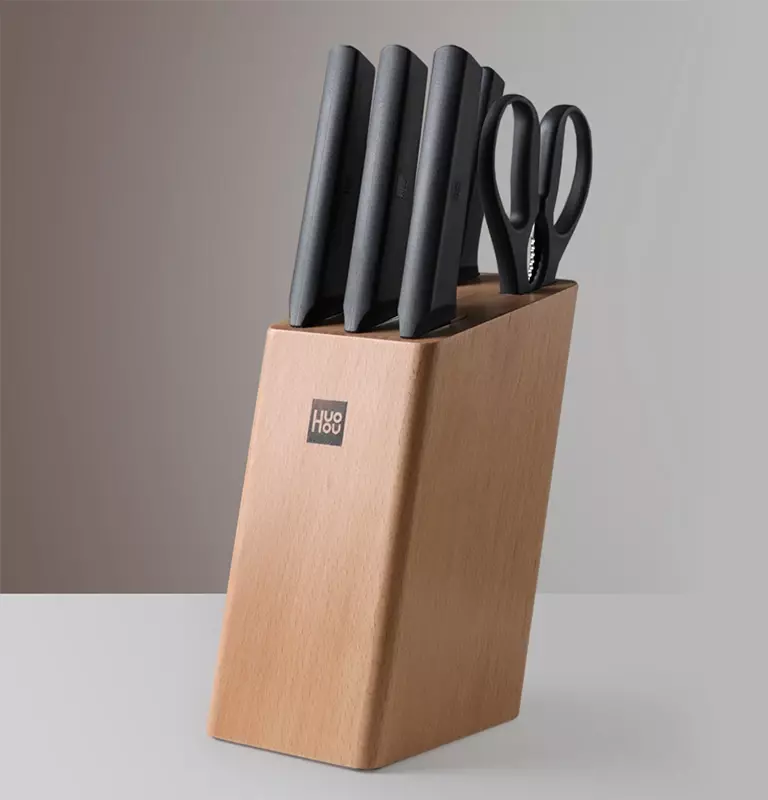 Купить Набор ножей Xiaomi HuoHou Fire Kitchen Steel Knife Set (HU0057) - фото 1 Купить Набор ножей Xiaomi HuoHou Fire Kitchen Steel Knife Set (HU0057) - фото 1