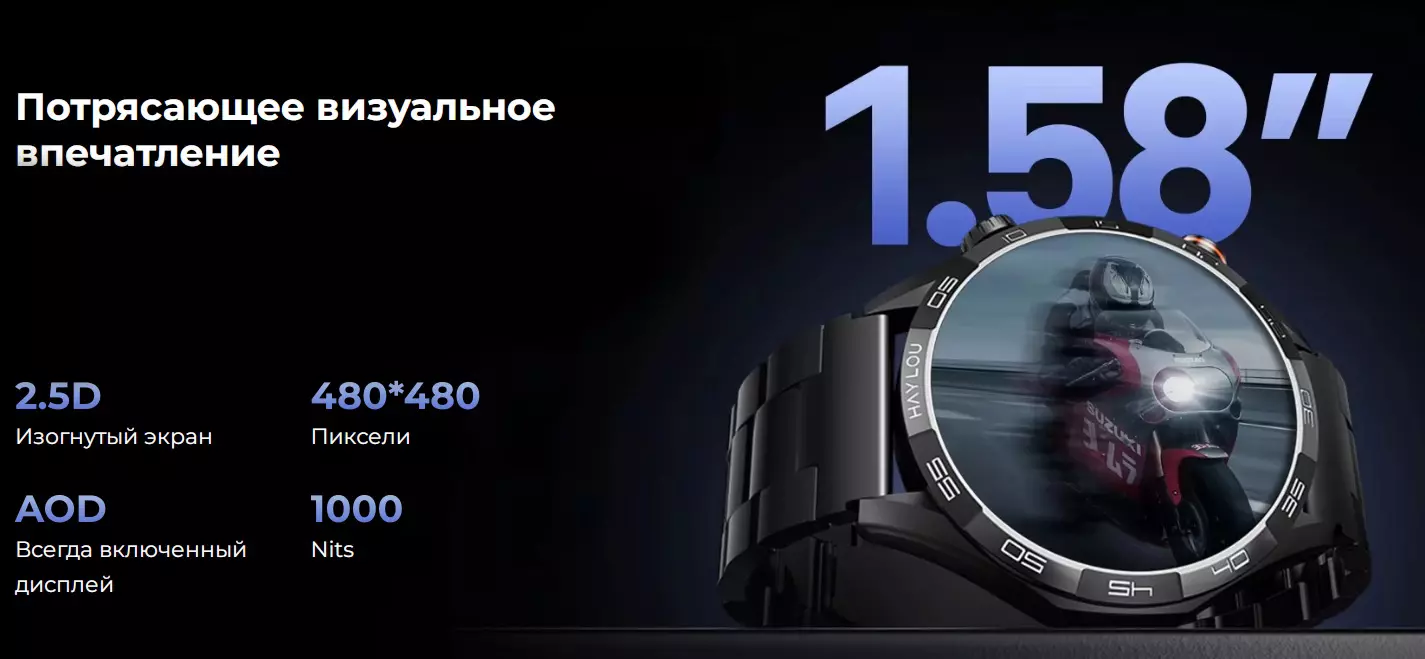 Смарт-часы Haylou Solar 5 (HF004) (2 ремешка) - фото 2