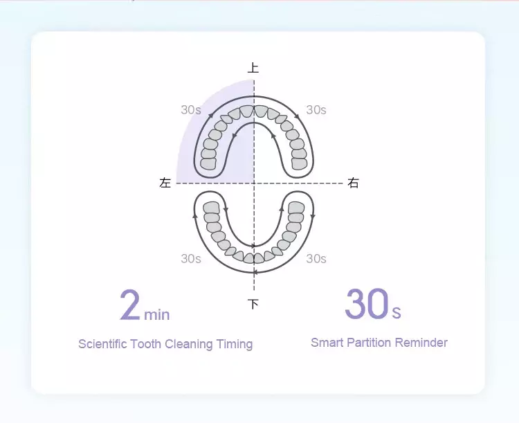 Электрическая зубная щетка Xiaomi Mijia Electric Toothbrush T200C - фото 8 Электрическая зубная щетка Xiaomi Mijia Electric Toothbrush T200C - фото 8
