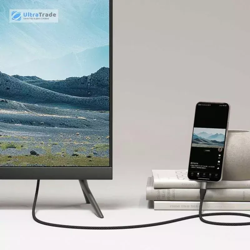 Высокоскоростной кабель для передачи данных Xiaomi Dual Type-C 6A 1m (XMAC1CYM) - фото 3