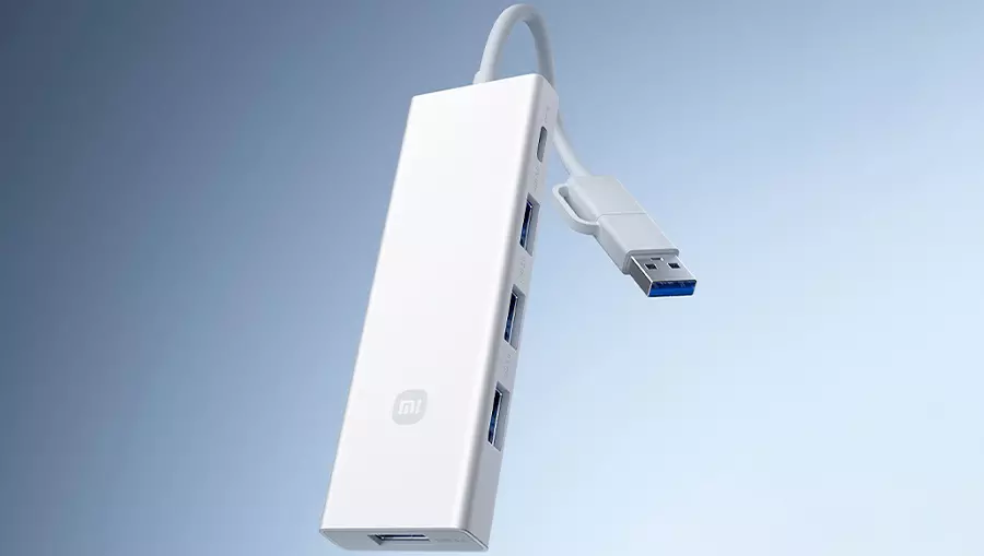 Купить Адаптер USB-хаб Xiaomi Multifunctional HUB 4-in-1 Dual Head Splitter (XMSTFXQ01YM) - фото 1 Купить Адаптер USB-хаб Xiaomi Multifunctional HUB 4-in-1 Dual Head Splitter (XMSTFXQ01YM) - фото 1