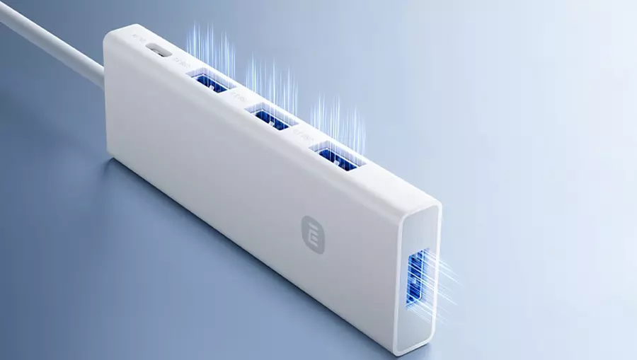 Адаптер USB-хаб Xiaomi Multifunctional HUB 4-in-1 Dual Head Splitter (XMSTFXQ01YM) - фото 3 Адаптер USB-хаб Xiaomi Multifunctional HUB 4-in-1 Dual Head Splitter (XMSTFXQ01YM) - фото 3