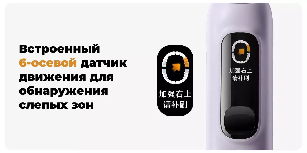 Электрическая зубная щетка Xiaomi Mijia Sonic Electric Toothbrush Pro (MES610) - фото 5 Электрическая зубная щетка Xiaomi Mijia Sonic Electric Toothbrush Pro (MES610) - фото 5