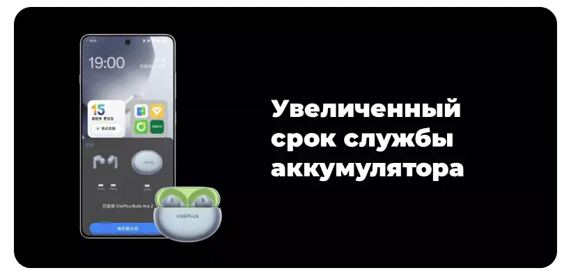 Беспроводные наушники OnePlus Buds Ace 2 (E514A) - фото 7 Беспроводные наушники OnePlus Buds Ace 2 (E514A) - фото 7