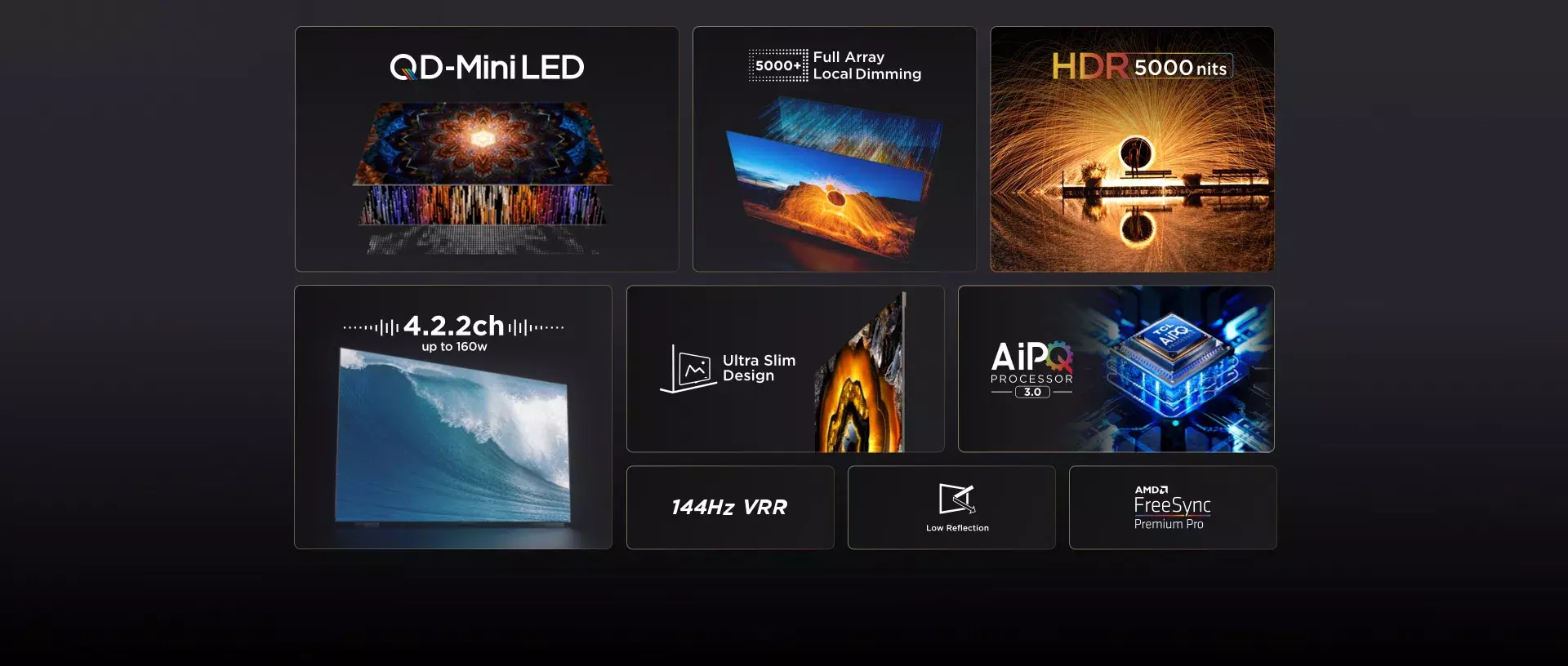 Телевизор TCL TV 98" C955 144HZ 4K Premium QDMini LED - фото 2 Телевизор TCL TV 98" C955 144HZ 4K Premium QDMini LED - фото 2
