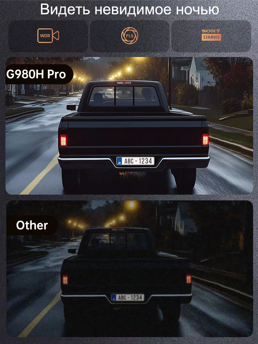 Видеорегистратор Botslab Dual Dash Cam G980H PRO - фото 5 Видеорегистратор Botslab Dual Dash Cam G980H PRO - фото 5