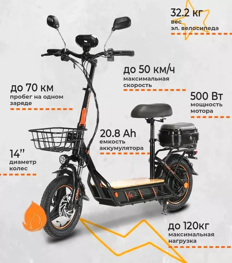 Электросамокат Kugoo C1 pro plus - фото 12