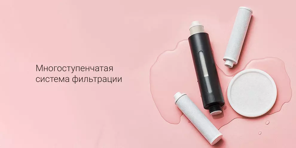 Насадка- лейка для душа Xiaomi Dabai (DXHS004-5) (в подарочной упаковке+ сменный фильтр 2 шт) - фото 2 Насадка- лейка для душа Xiaomi Dabai (DXHS004-5) (в подарочной упаковке+ сменный фильтр 2 шт) - фото 2