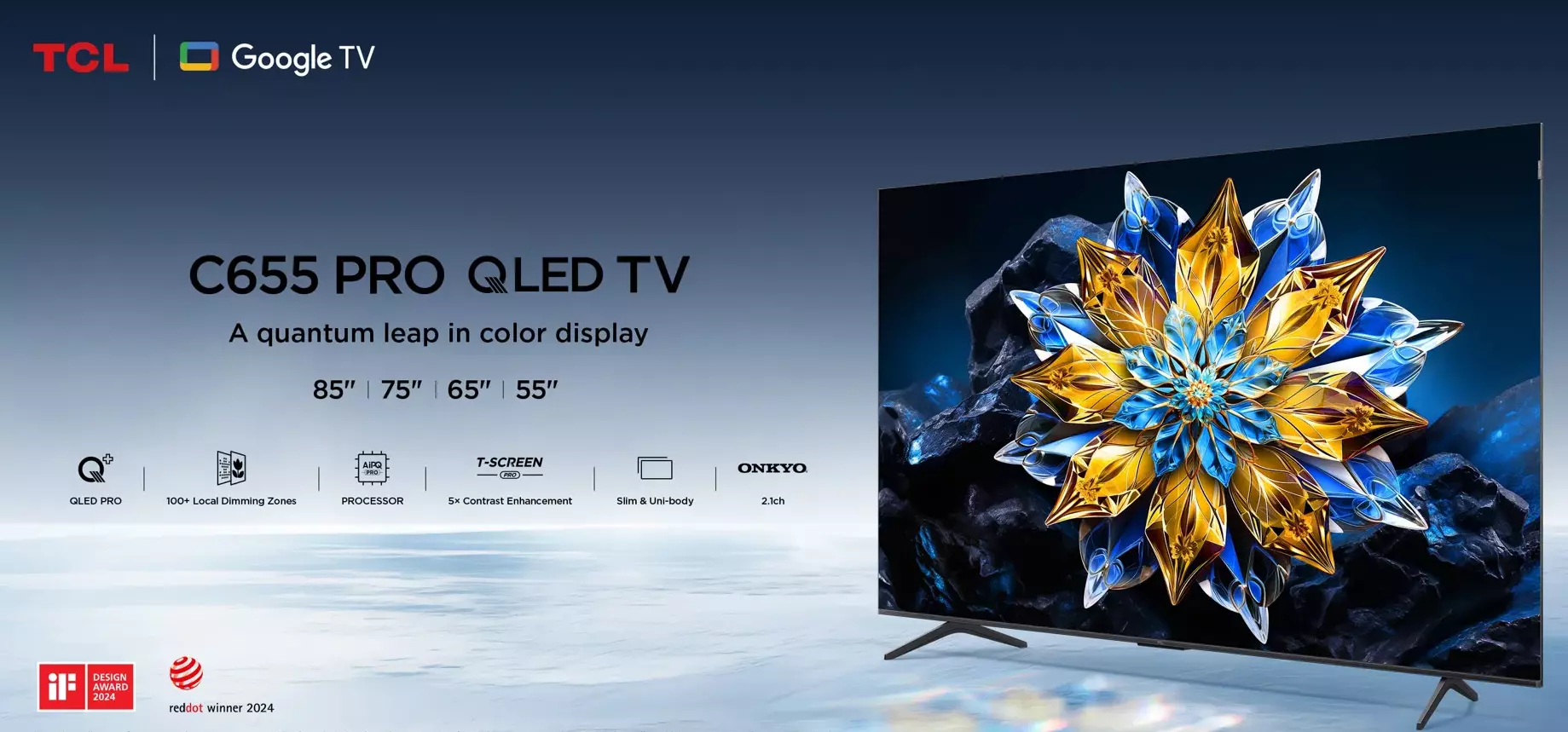 Купить Телевизор TCL TV 65" C655 PRO 120HZ 4K QLED - фото 1 Купить Телевизор TCL TV 65" C655 PRO 120HZ 4K QLED - фото 1