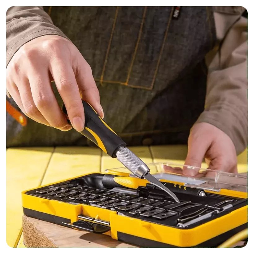 Набор многофункциональных ножей Xiaomi Deli Utility Knife DL-DP1 - фото 2 Набор многофункциональных ножей Xiaomi Deli Utility Knife DL-DP1 - фото 2